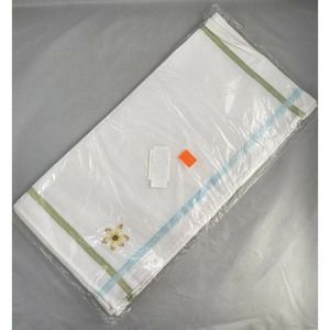 The Jabara Group. Inc 4 Cotton Placemats * White w/ Blue & Green